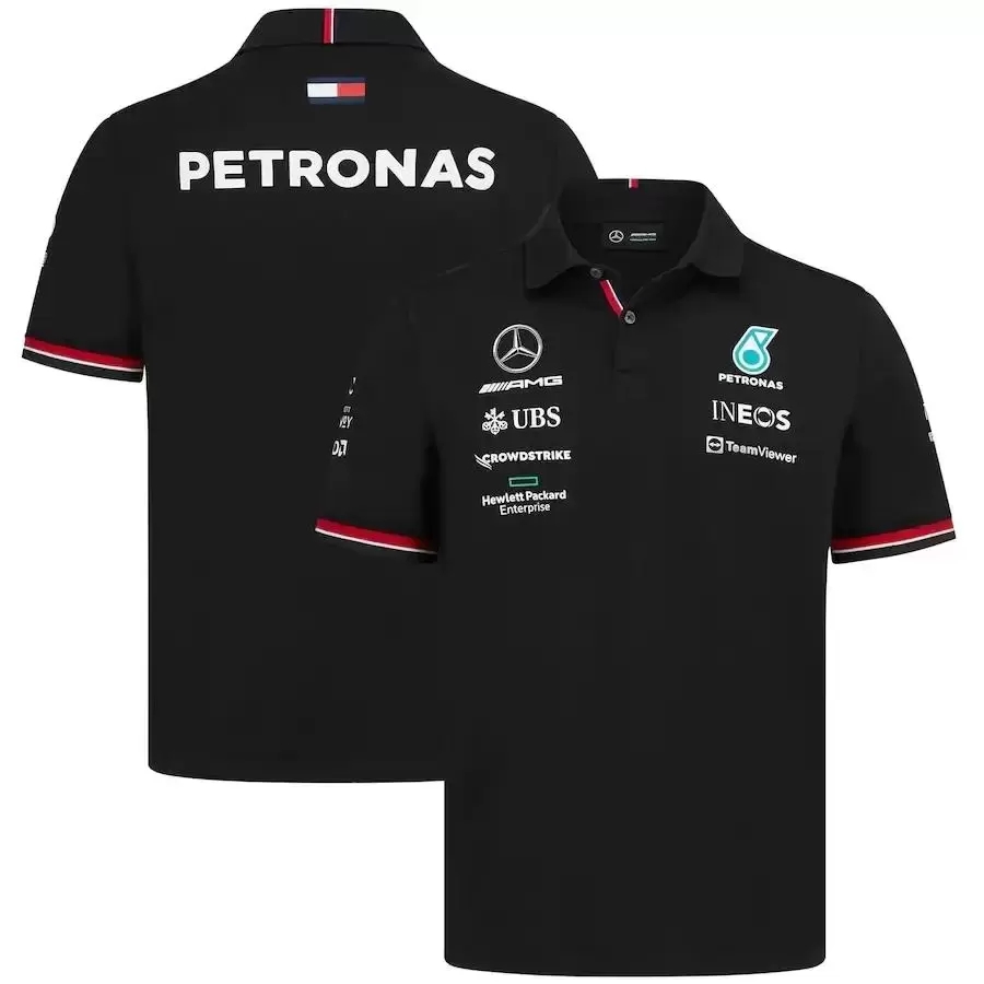 

Designer Men's Luxury Petronas t Shirts Mercedes Amg Top F1 Formula One Racing Polos Women Casual Short Sleeve T-shirts Benz Polo Lewis Hamilton Team Work Clothes, F1 t-shirt