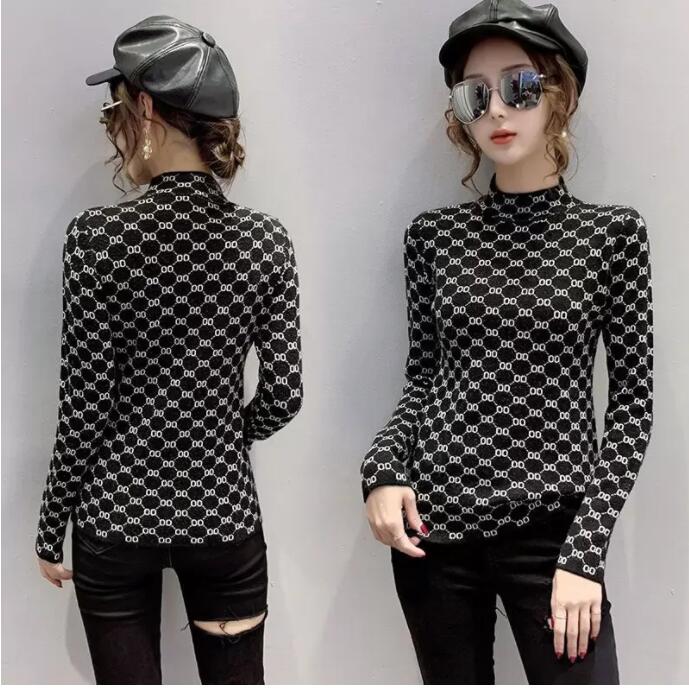 

22GG Women's Knitted Sweater O-Neck Sweatshirts with Letters for Women Hip Hop Hoodies Black White Coats Tee Tops, Yellow