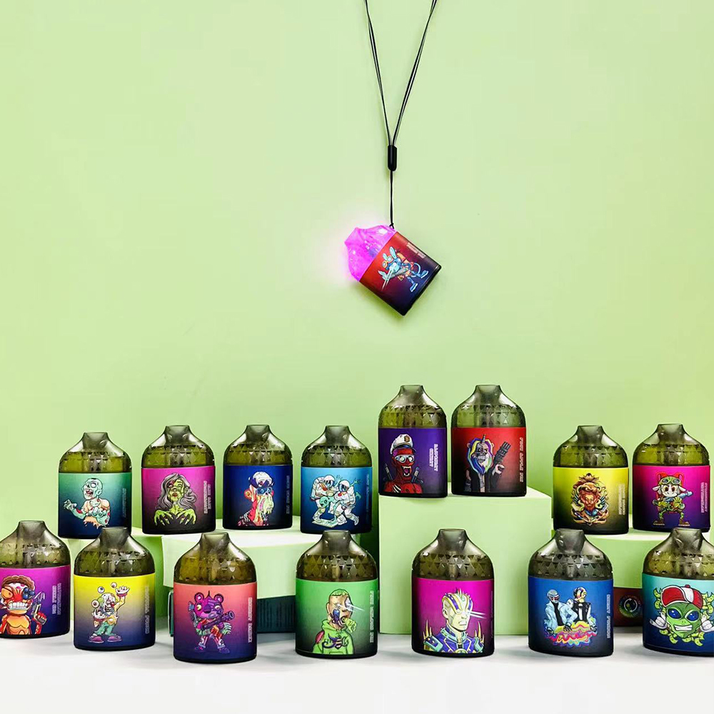 

Electronics Original RM bar 9000 Puffs Cloud Beast Disposable E cigarette Vape Pen with mesh coil 5% Cartridge Pod Device rechargeable Battey Airflow Control vapes