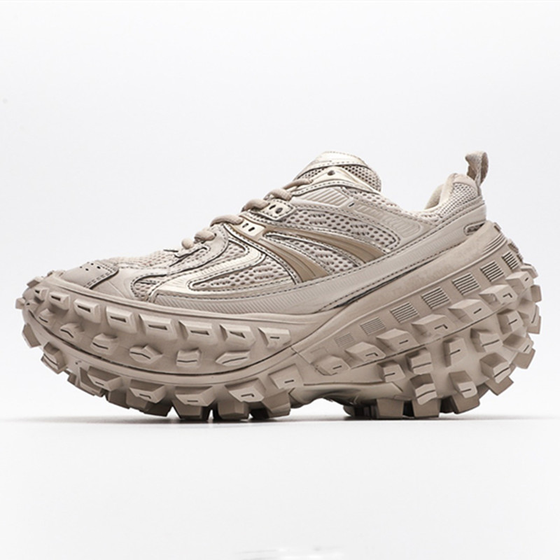 

2022 New Chunk Platform Defender Shoes for Men Women designer Casual Sneakers Thick High Bottom Sports Trainer Beige Black Chunky Shoes Women Trainers 35-46 Sizes, Fill postage