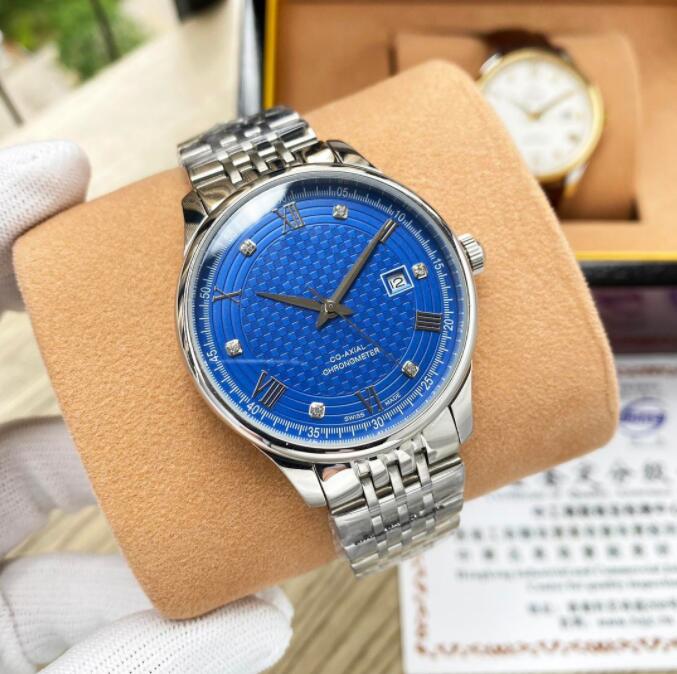 

Men's watch classic three pin design automatic mechanical movement 40mm gentleman watches, Water proof 50m