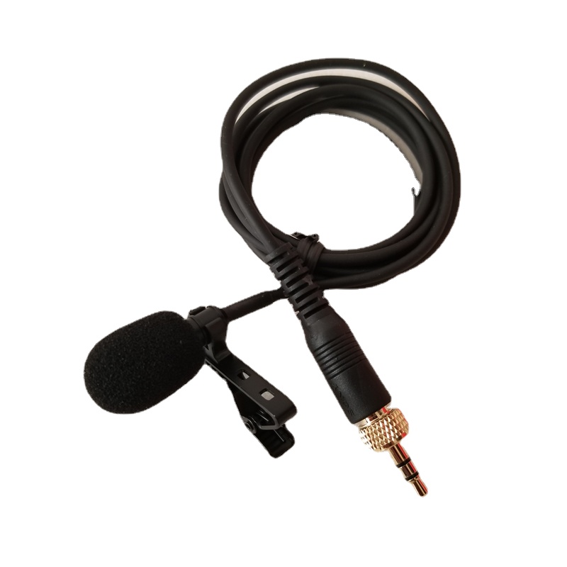 Wireless Microphone Camera Clip Collar Mic UTX-B03 UTX-B2 for SONY D11 Black Cable 1M-image-767355863