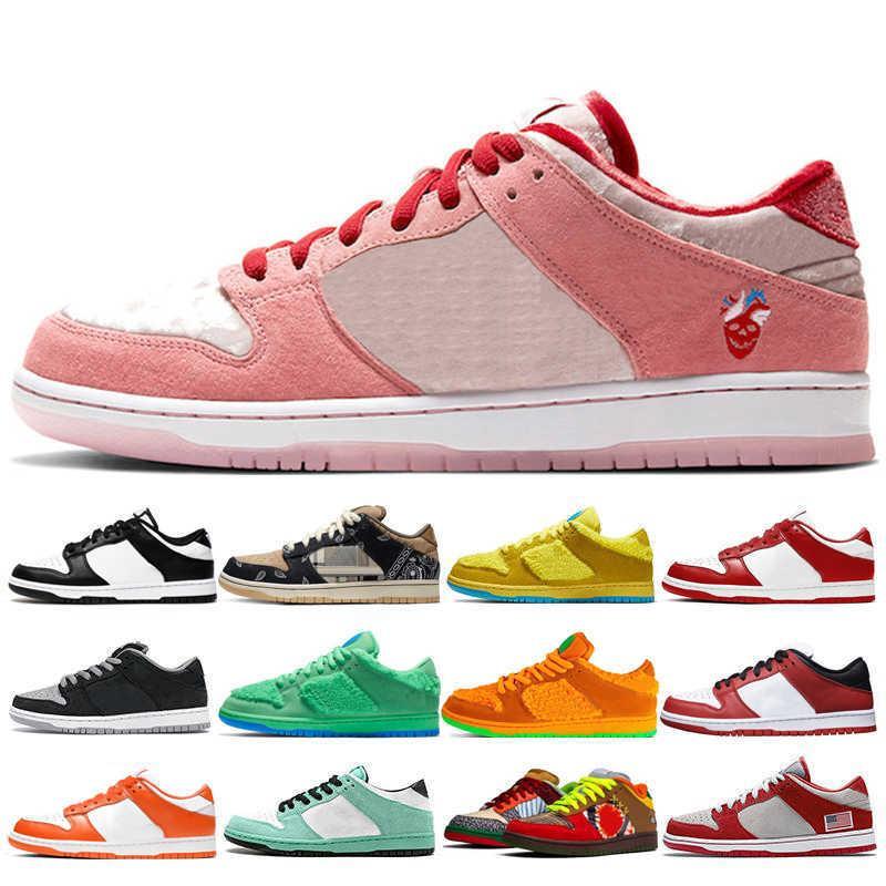 

Brand Shoes Valentines Day running chunky University Red Bears Green Chicago low Shattered Skateboard trainer shoe mens womens outdoor sports, All with original logo