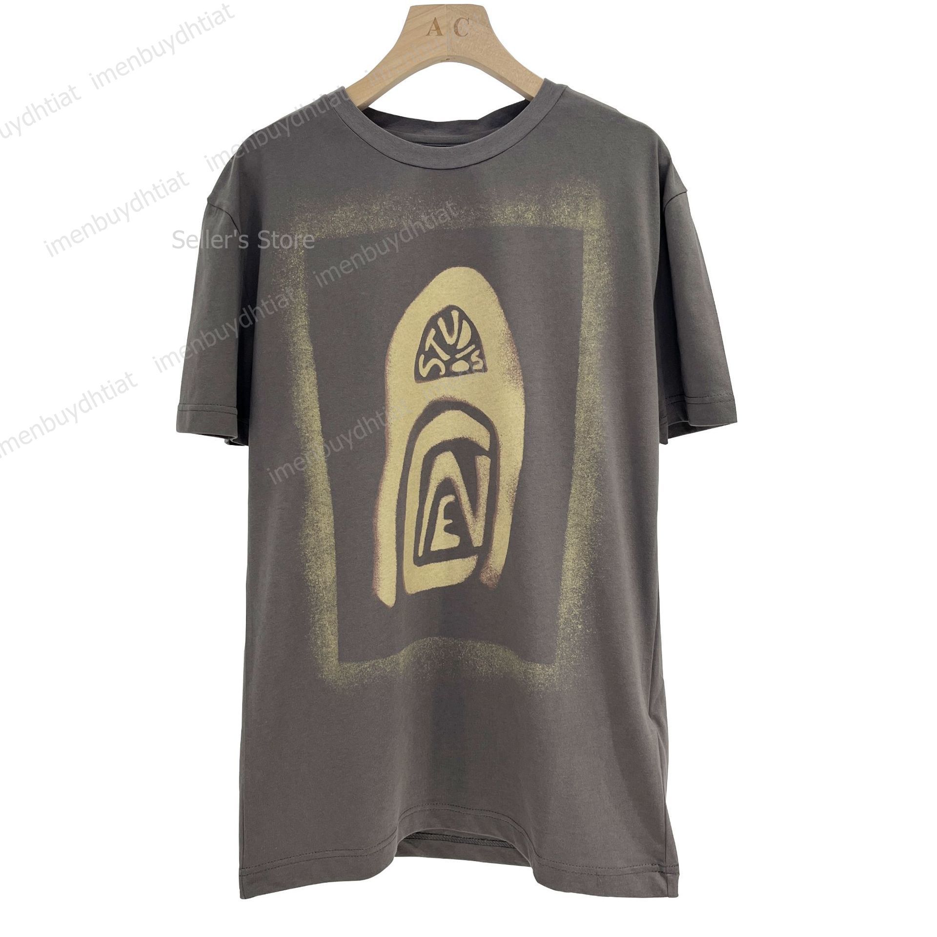 2022 Nordic Luxury Brand Ac Studios Summer Short Sleeve t Shirt Designer New Lovers Letter Series Cotton Slim Round Neck Classic Versatile Tees