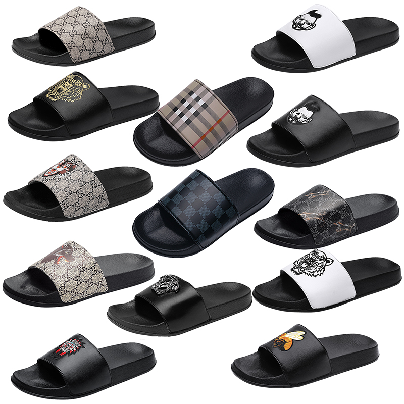 

Newest Luxury Brand Slides Sandals Designer Slippers Shoes G Grid Pattern Avatar Beach Sandal Slipper Men Light Flip Flops Sneakers Size 39-46, 628 white