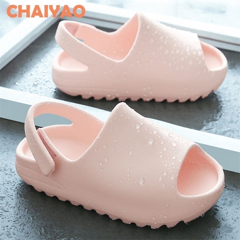 

Baby Toddler Kids Adults SlipOn Fashion Sandals Boys Foam Beach Summer Slides Bone ResinChildren Lightweight Water Shoes 220617, Pink