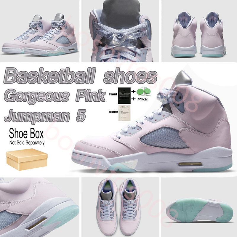 

2022 Jumpman 5 5S Gorgeous Pink Alternate Grape Men Basketball Shoes Alternate Anthracite Blue bird Camo Cream Sneakers Trainers Size 7-13, Please leave a message