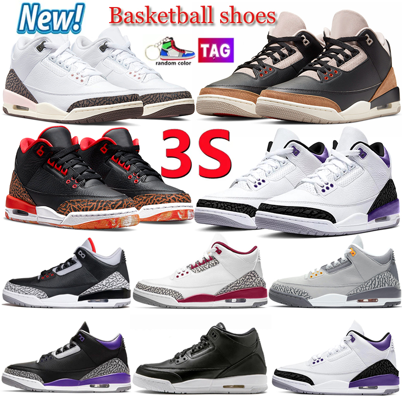 

Basketball Shoes Jumpman 3 Men 3s Rust Pink Knicks Rivals International Flight Free Throw Line Kumquat Black Cat Mens Trainers Outdoor Sneakers