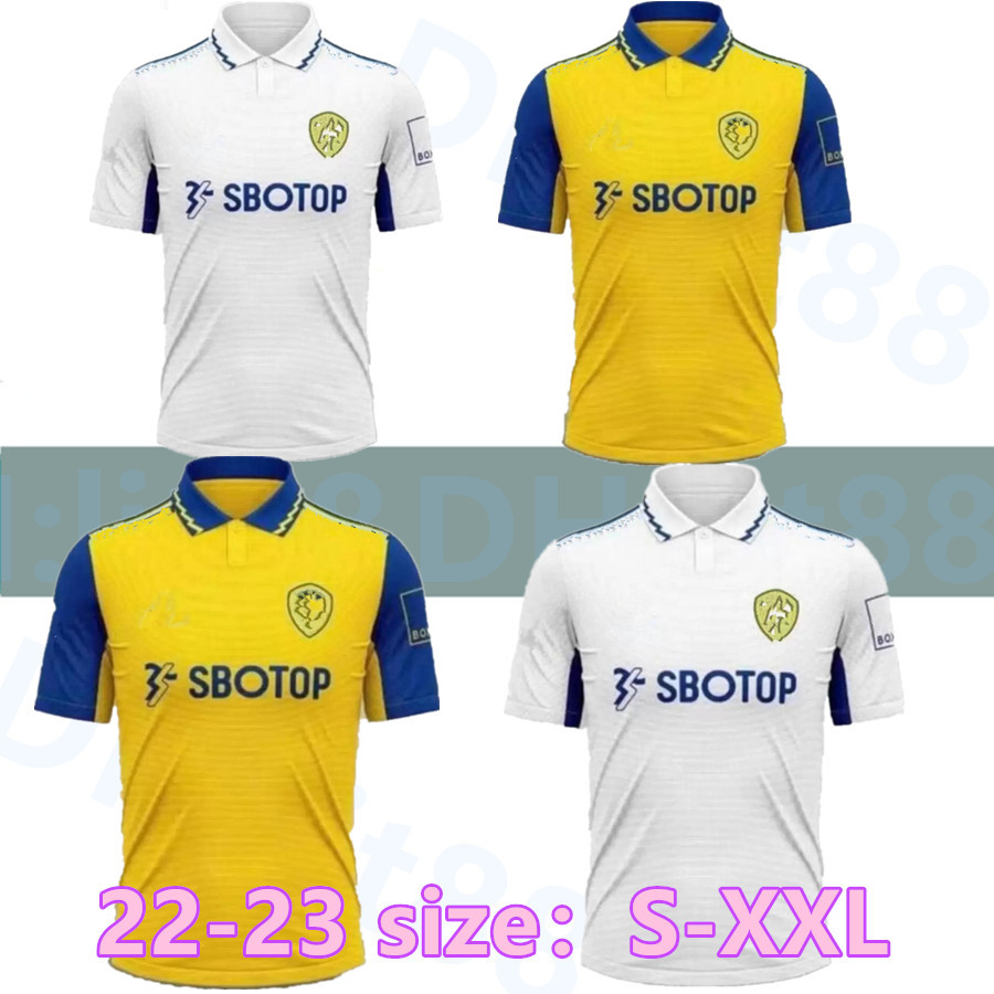 

22 23 soccer jersey 2022 2023 T ROBERTS HERNANDEZ UNITED HARRISON JAMES BAMFORD RAPHINHA PHILLIPS RODRIGO football shirt Men kids kits leeds uniforms top, 22-23 home