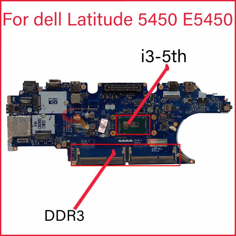 

Motherboards CN-07YWD9 07YWD9 7YWD9 Mainboard For Latitude 5450 E5450 Laptop Motherboard ZAM70 LA-A901P With I3-5th CPU DDR3 100% Test