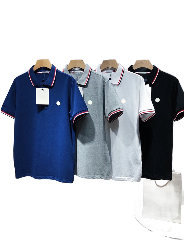

Monclair 4 Colors Classic Chest Logo mens polo shirt France Luxury Brand shirts, Supplement (not shipped separately)