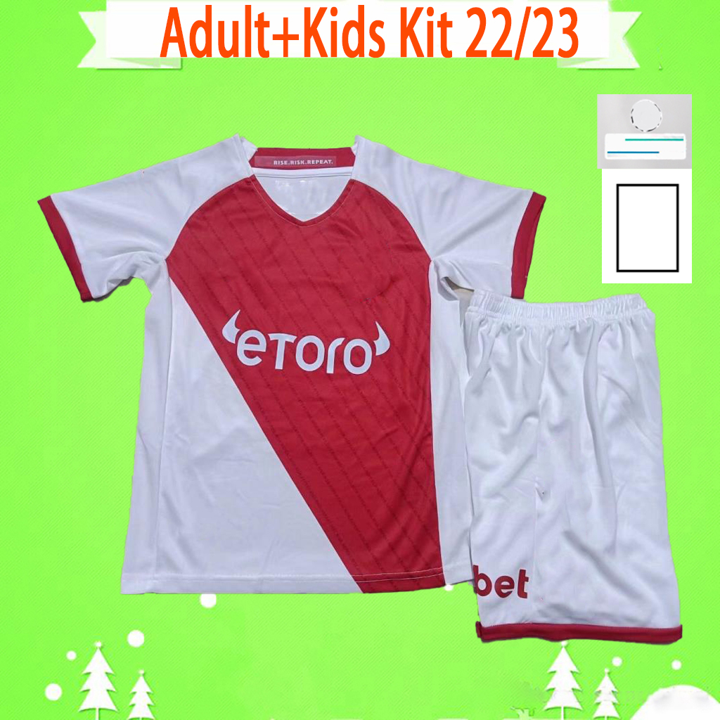 

Adult and Kids Kit 22 23 Monaco BEN AS YEDDER VOLLAND DIOP Soccer Jerseys JOVETIC child 2022 2023 Football Shirt children maillot JORGE Men set uniform boys suit 16-2XL, Soccer kit 22/23