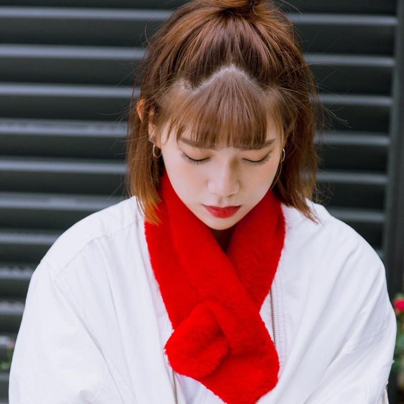 

Scarves Autumn And Winter Thickened Scarf Warm Imitation Fur Rex Artificial Wool Bib