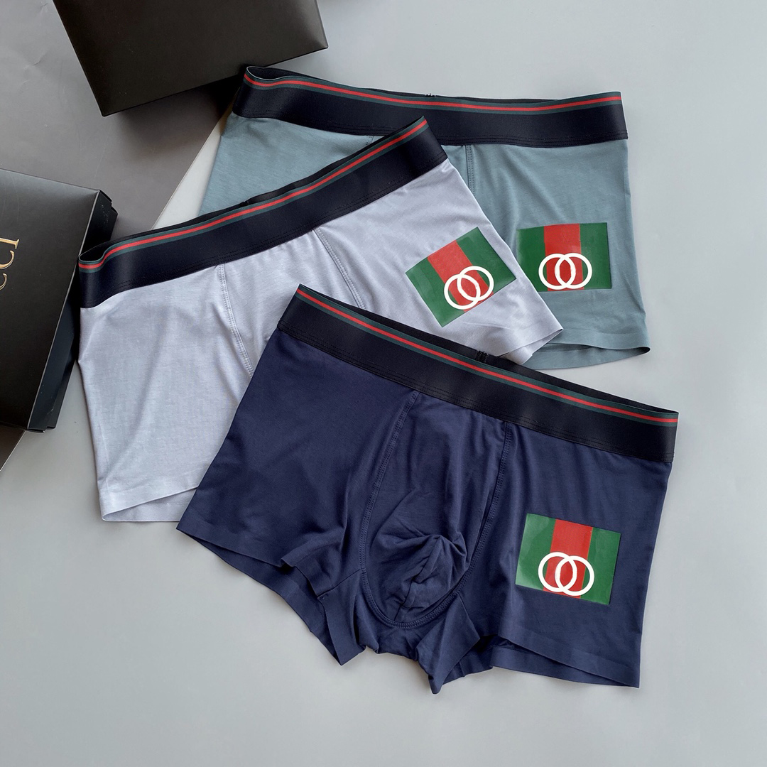 Mens Underwears Designer Underpants Underwear Men Summer Ice Silk Boxer Man Shorts For Boys Thin Trend Printing Youth Boxer Short