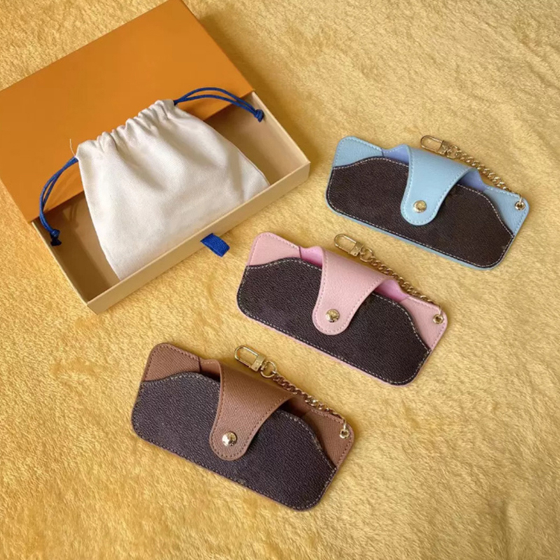 

Designer Sunglasses Case Letter Flower Unisex Sunglasses Box Packing Key Rings