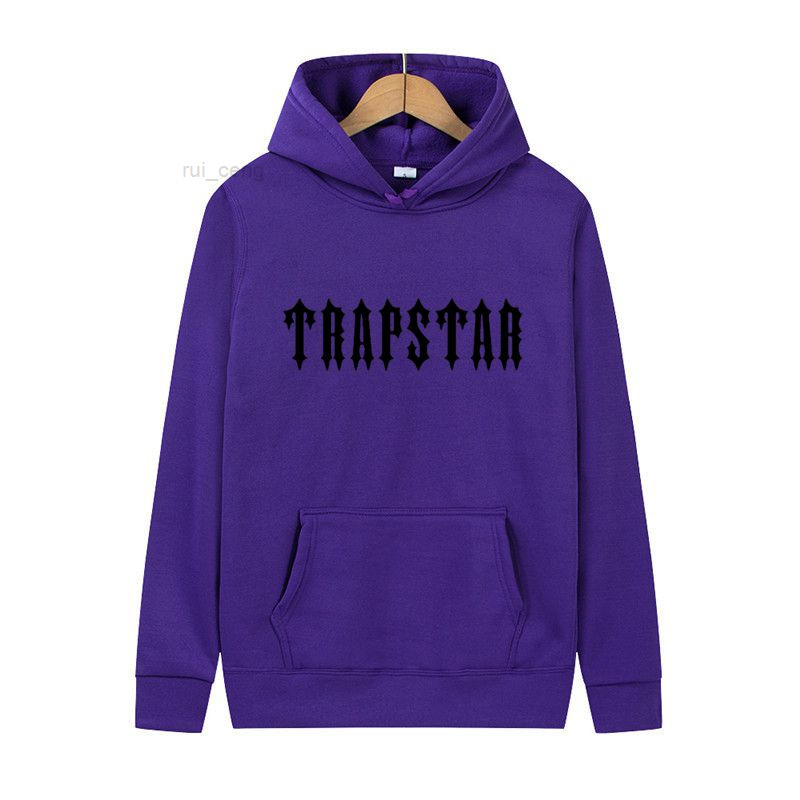 

men' Designer brand hoodies high quality sweatshirts new trapstar london hoodie homme cotton autumn winter casual Hoodies, Purple