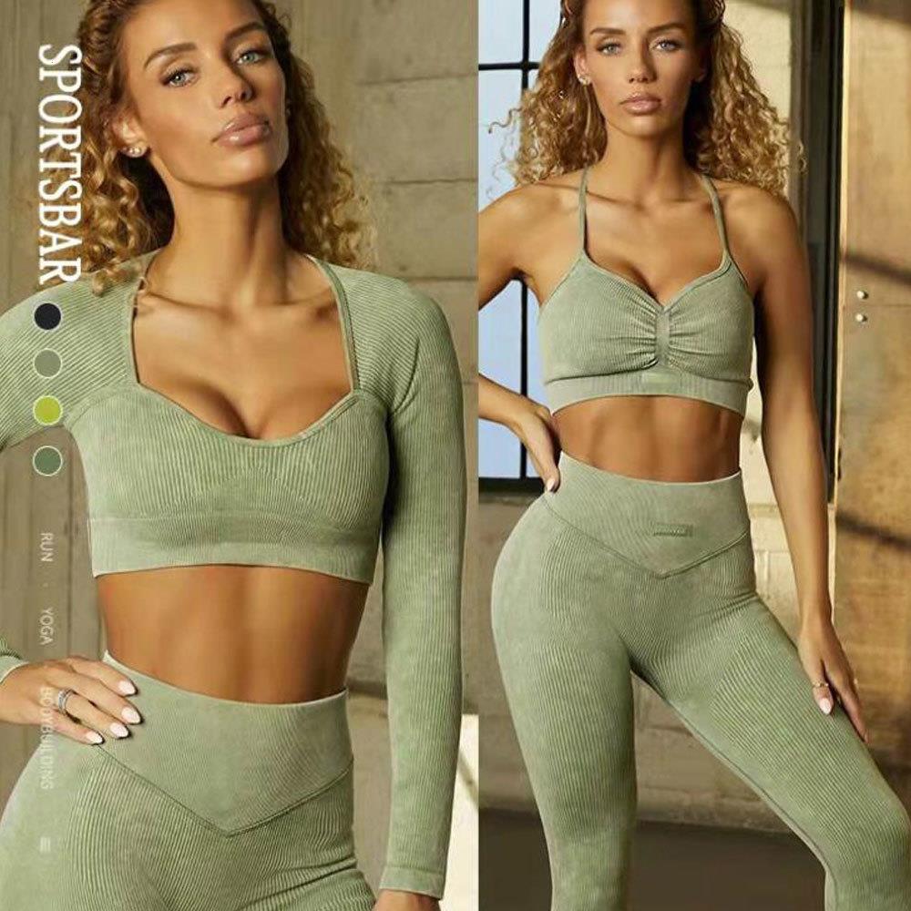 Seamless Yoga Set Outfit Woman Gym Sports Clothing For Women Fitness Sportswear Suit Workout Clothes