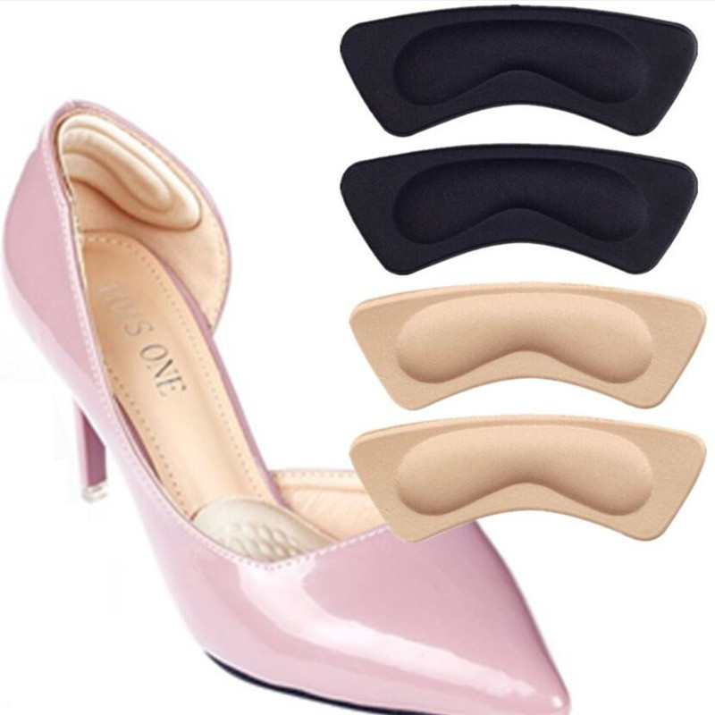 

3Pairs Soft Foam Insoles High Heel Shoes Pad Heel Feet Stick Foot Pad Cushion Insoles Relieve Pain Heel Grips Protector