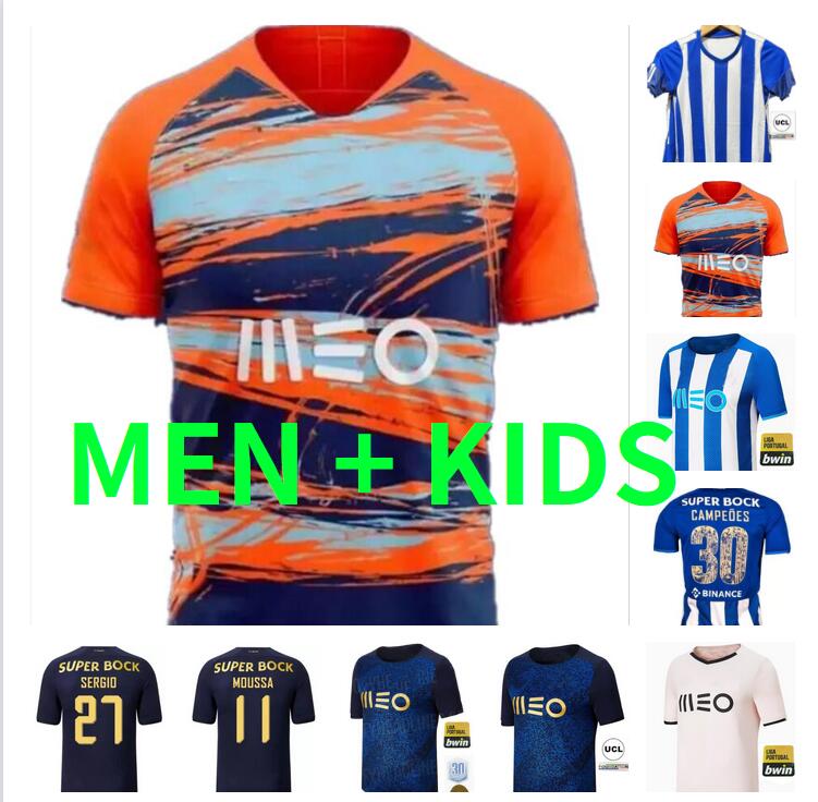 

21 22 23 Porto soccer jerseys Men kids kit Home away Blue 3rd Pink 2021 2022 2023 PEPE LUIS MATHEUS MEHDI Maillots De Foot MAREGA Football Shirt