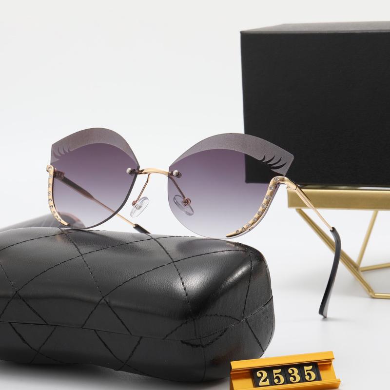 

Sunglasses Heart Shaped Frameless Personality Gradient Rectangular Fashion Ladies Cat Eye SunglassesSunglasses