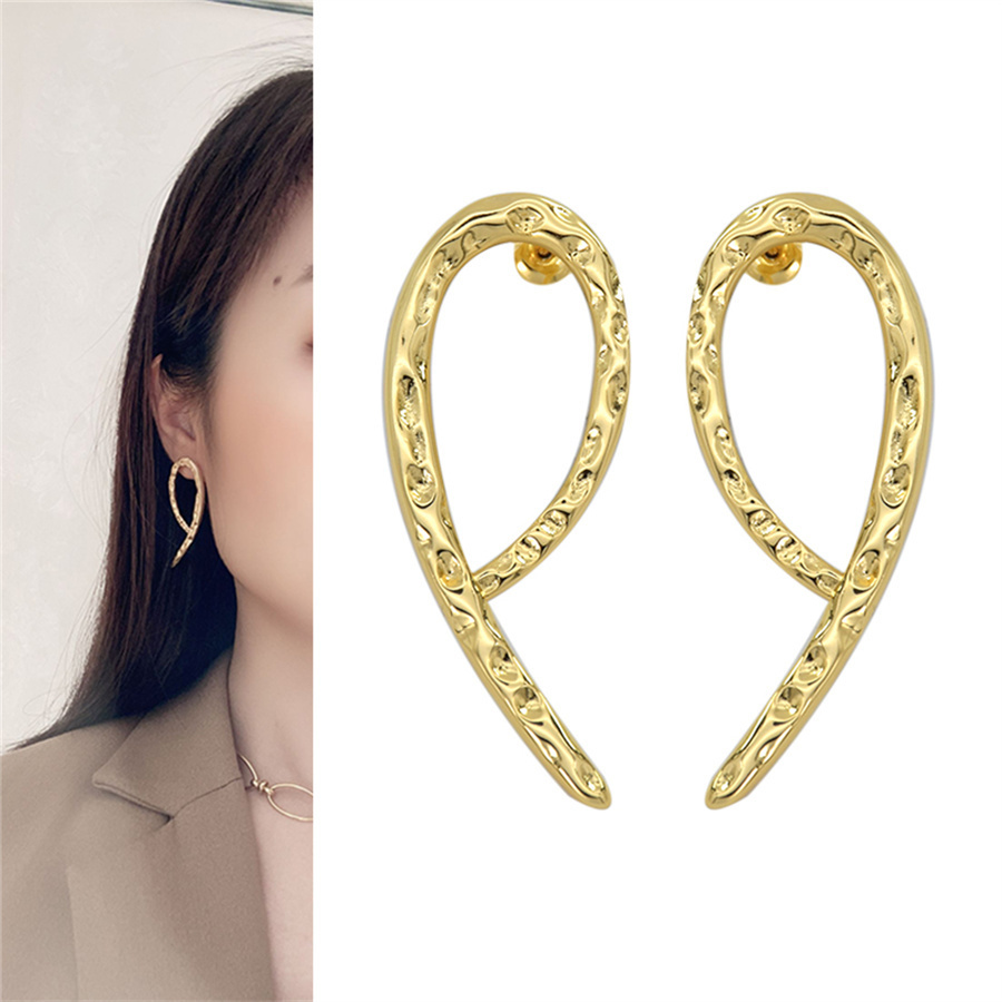 Boucles d'oreilles de créateurs pour femmes Lady Populaire Gold Charms Stud Haute Qualité Géométrique Bijoux De Luxe Mode Coréenne Indien Cadeau
