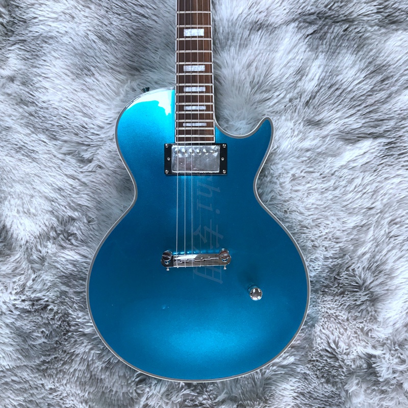 2022 years popular New Arrival Electric Guitar blue dust color one piece pickups and one piece knobs