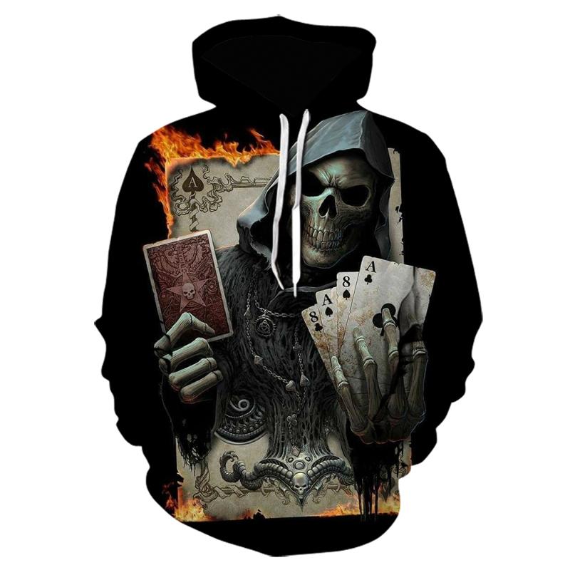 

Men's Hoodies & Sweatshirts Smoking In A Suit And Hat Skull Sweatshirt Casual 3D Print Fashion Long Sleeve Hooded Mens ClothingMen's, Tml01546gc