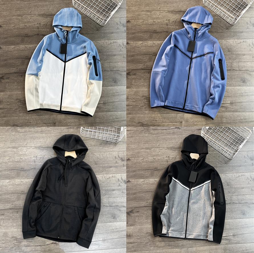 

Techs jacket designer men hoodies pullover techsfleece jackets fashion long sleeve high quality coats zipper hip hop  L XL XXL, Hi