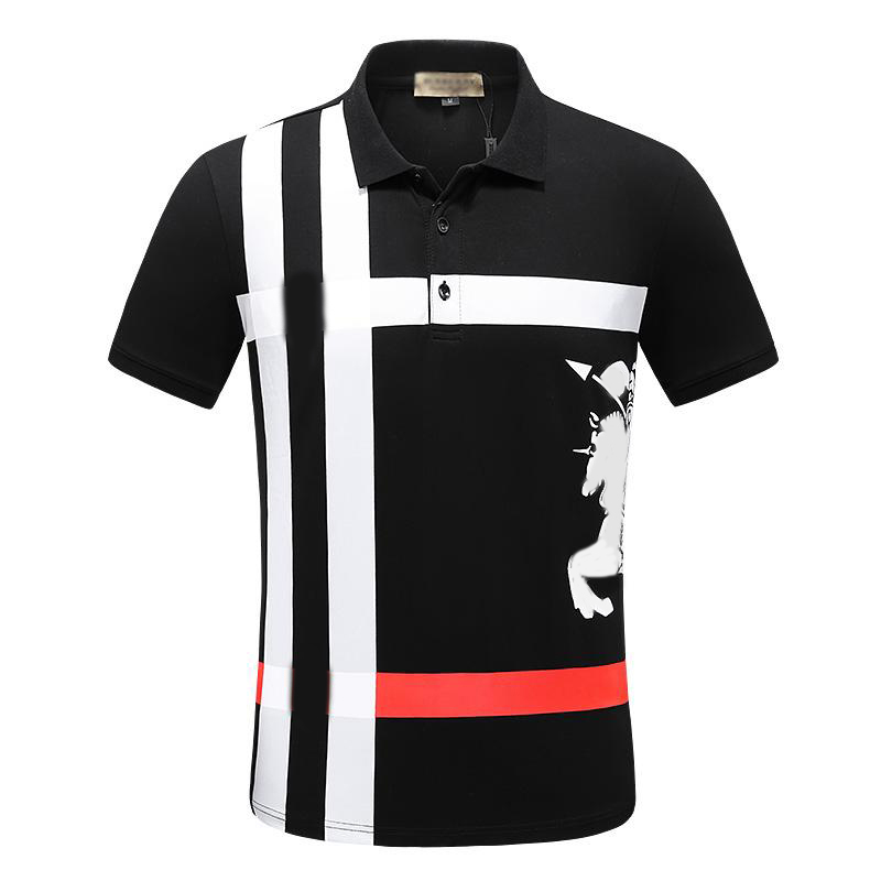 

21ss Designer polos Mens T Shirts Basic business luxury polo fashion embroidered armbands letter Badges short sleeve high quality cotton casual tees #01, 02