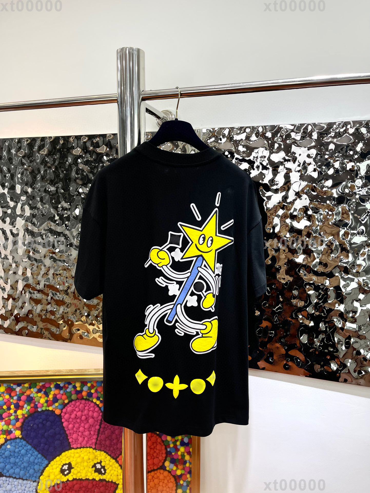 

22SS Designer Letter Printed T Shirts Tee Sweatshirt Fashion High Street Short Sleeves Summer Casual T-Shirt Breathable Men Women Crew Neck Tees Dresses fo Wome 61-025, Black