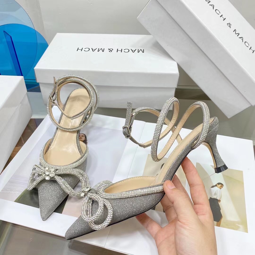 Summer new style sandal heel shoes pointed rhinestone bow tie cross strap satin French minority covered head flat sandals single shoe women 07
