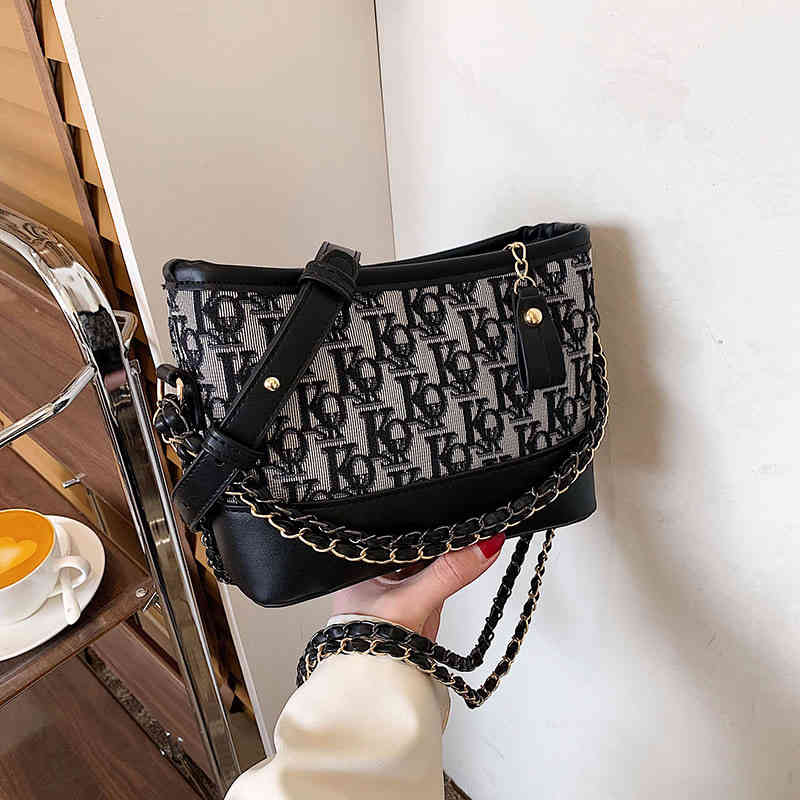 fashion chain bag 2022 spring summer women's single shoulder double wandering small