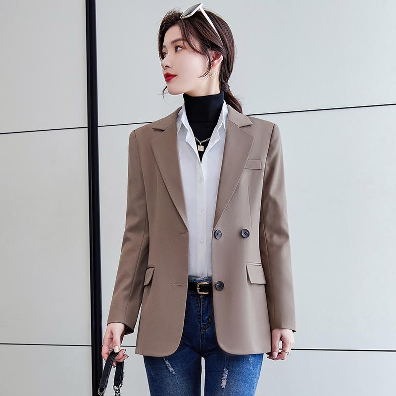 

Women' Suits & Blazers Fashion Casual Women Blazer Office Ladies Jacket Long Sleeve Work Wear Business Clothes OL StylesWomen, Black