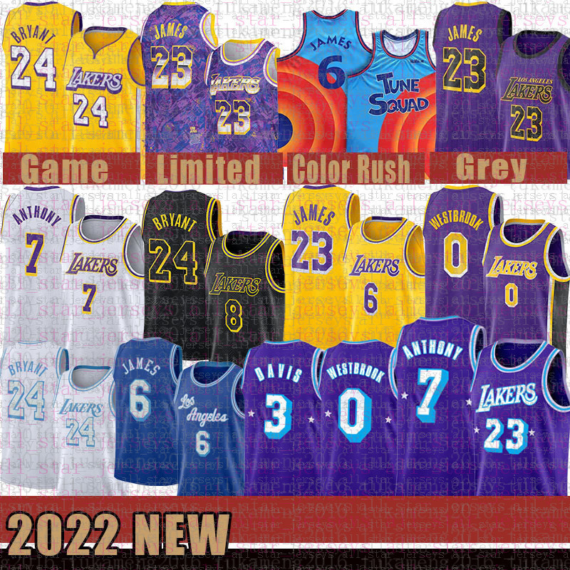 

Basketball Jerseys 24 0 3 LeBron James Carmelo Anthony Los Angeles''Lakers''Kobe''Bryant''Mens 6 Anthony Russell Westbrook Davis 55, Jersey