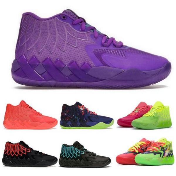

MB.01 Melo Ball Men Basketball Shoes MB1 Rock Ridge Red Blast Rick Galaxy Queen Buzz City Volt 2022 Authentic Man Trainers Sneakers Size 40 - 46, Gold