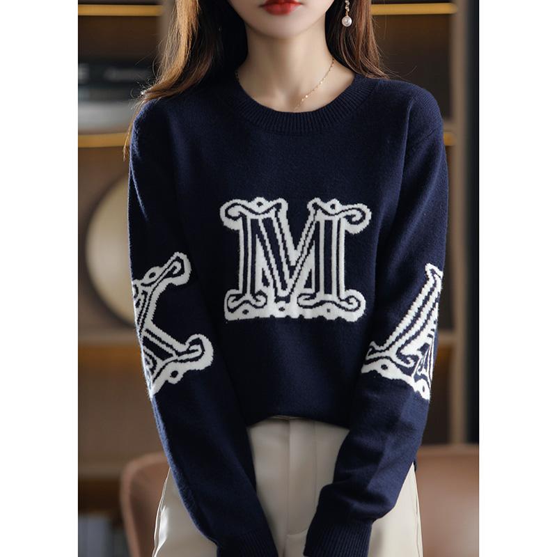 

Women's Sweaters Autumn / Winter 2022 Women's Cashmere Sweater Pullover Fashion Round Neck SweaterWomen's Women'sWomen's, Black