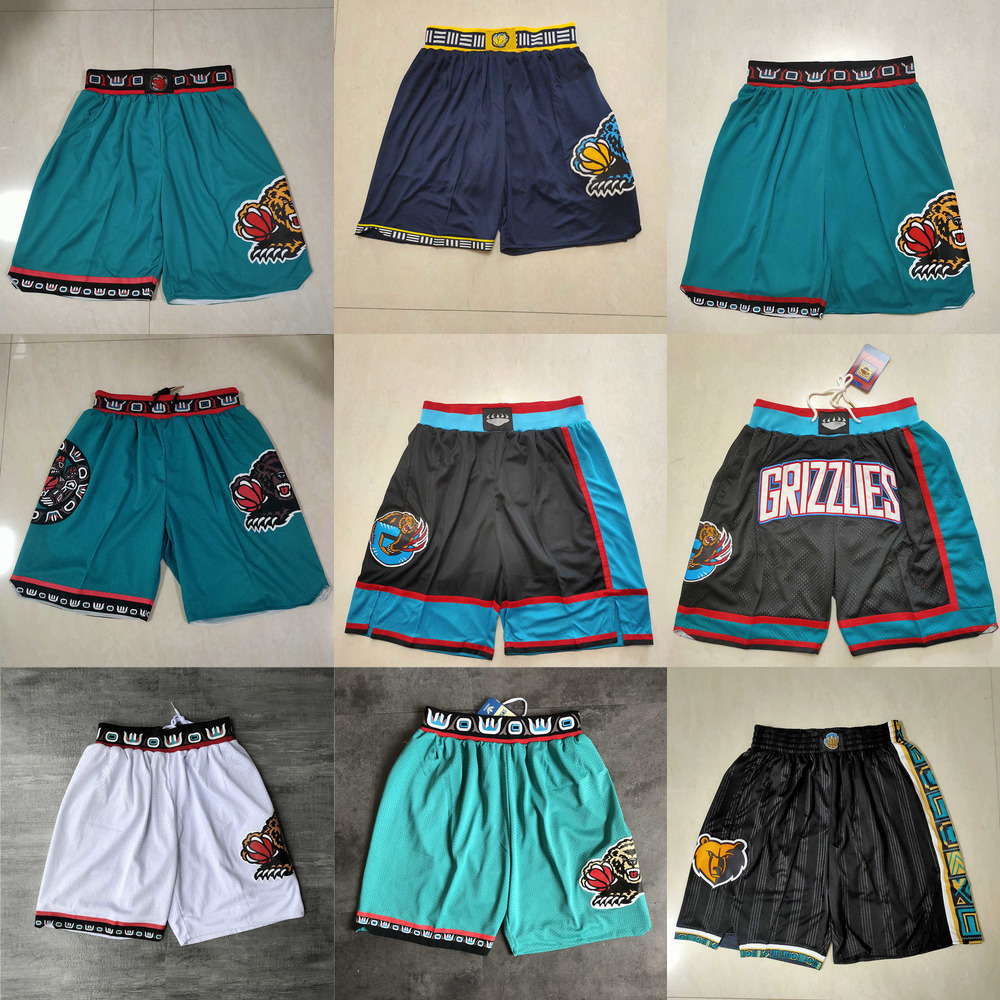 

Memphis''Grizzlies''men Throwback Basketball Shorts pocket, Color