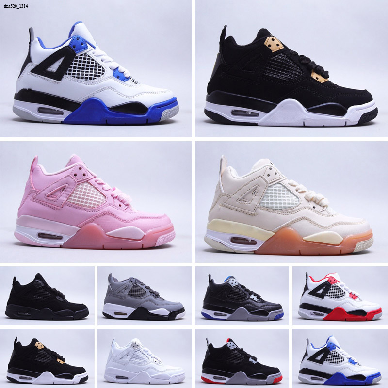 

Kids Sail Bred White Oreo University Blue Basketball Shoes Children Boys Girls Black Cat Lightning Red Thunder Sneakers Toddlers Birthday Gift, Color 5