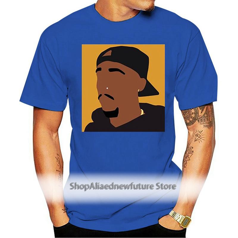 

Men's T-Shirts Tupac 2 Pac T Shirt Orange 2Pac Men Cartoon Print Basic Shirts Summer Short Sleeve Classic Fun Tee Plus Size, Not priting