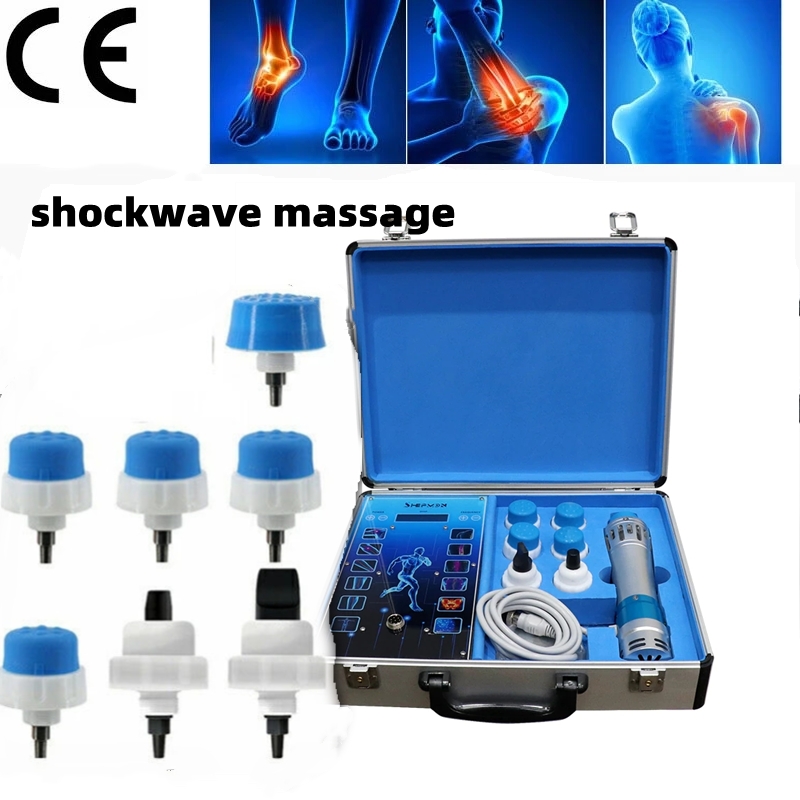 ED extracorporeal shockwave massage therapy physiotherapy instrument electromagnetic muscle pain fascia health care touch screen box extracorpore-image-777353861