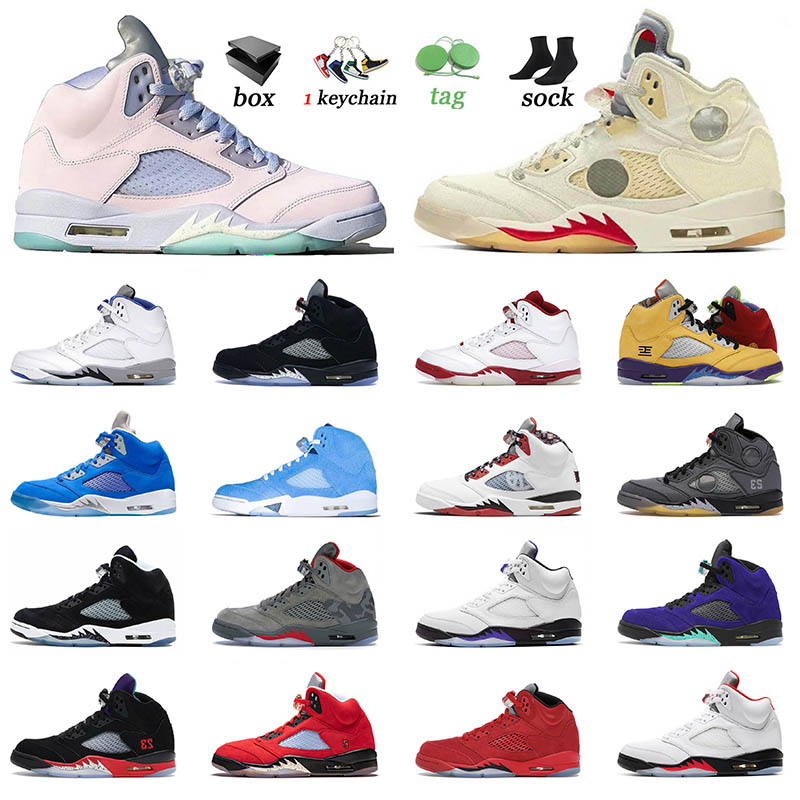 

Men Jumpman Basketball Shoes 5s Easter Jade Horizon Sail Wings White Cement Shattered Backboard Mens Raging Bull Trainers Outdoor Sports Sneakers Eur 40-47, D15 ice blue 40-47