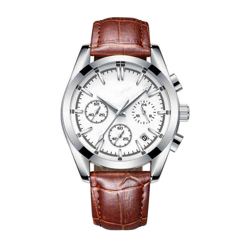 

huiya06 Top Watches Automatic Business 6 Hand Watch Sport Sapphire Lens Stainless Steel Watch