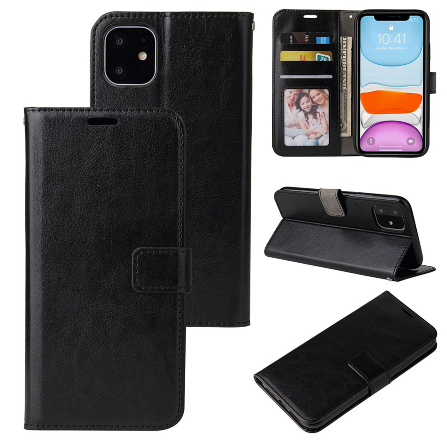 

Cell Phone Cases Leather Wallet Card Pocket Anti-fall Drop Protection Mobile Phones Case for Apple iPhone 7 8 X Xs Xr 11 12 13 14 Pro Max Cover, More colour