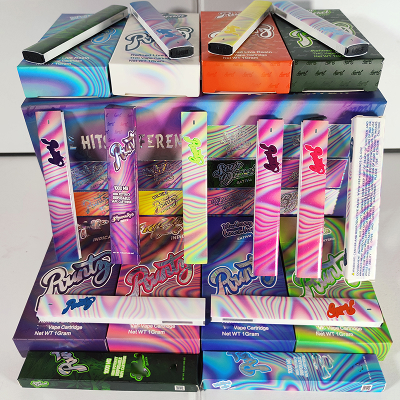 

runtz Disposable Vape Pen runty bar 1ml pods Vaporizer Pod Rechargeable Battery Electronic Cigarettes 1ml Starter Kit Disposables Vapes Cartridges Oil Carts