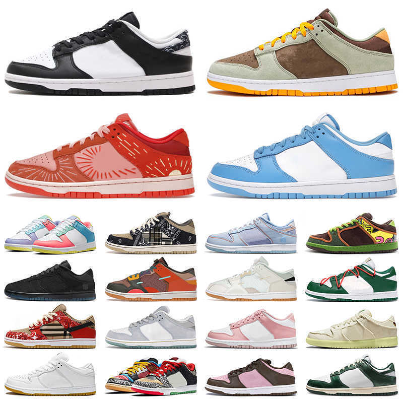 

2022 New Arrival Dink Low Mens Womens Designer Casual Shoes Scrap 1 Dusty Olive De La Soul Paisley Panda UNC What Thets Cactus Jack Red, 36-45 sean cliver