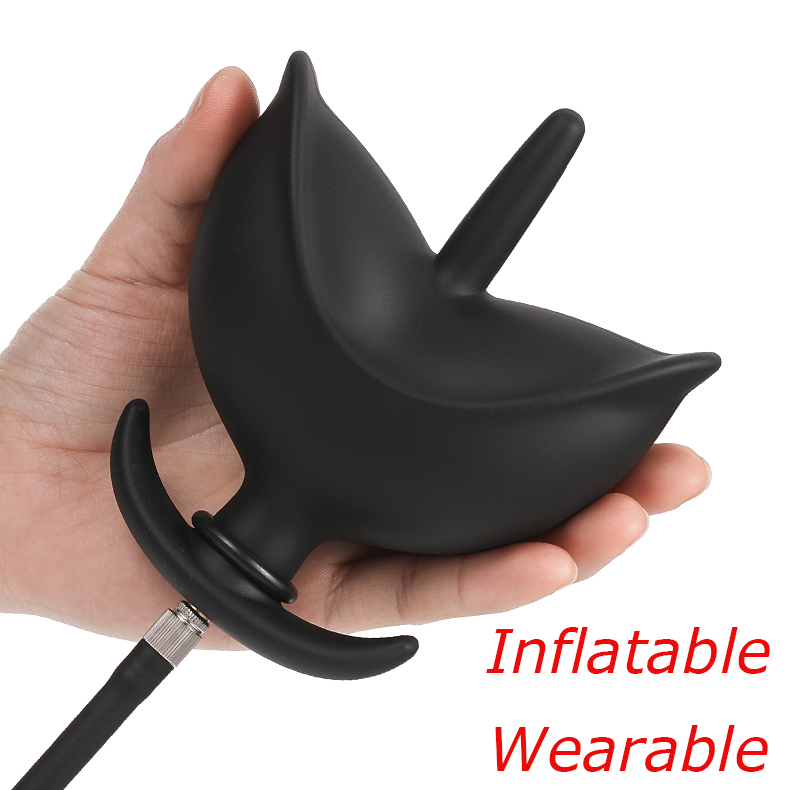 NEW Inflatable Anal Plug BDSM Expander Butt Dilator G Spot Stimulator Prostate Massager Adult sexy Toys For Men Women
