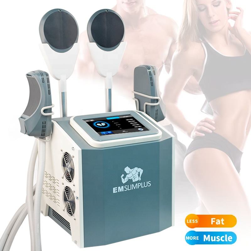 EMSLIM Machine minceur RF NEO 4 poignées 7 Tesla EMS bâtiment musculaire sculpter levage des fesses perte de graisse élimination de la cellulite
