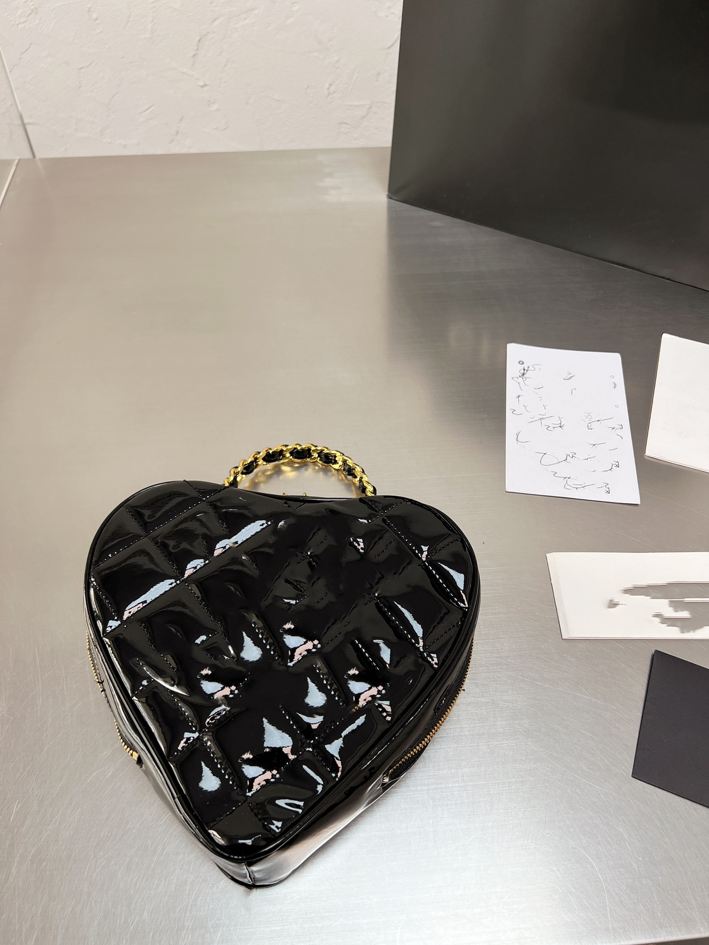 

Wholesale high quality crossbody Designer Bags luxury fashion shoulder bag women big logo love bag ladies evening wallet, Black