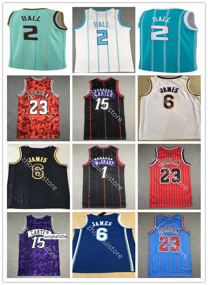 

ll Jersey lamelo 2 ball Scottie 8 Dennis 91 Rodman Tim 21 Duncan Retro Mesh Vince 15 Carter Tracy 1 McGrady horoscope Jerseys''nba''jersey, Multi
