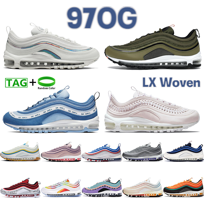 

boot Classic 97OG Shoes Men Women Running Shoes Sports Trainers UNDFTD Militia Green University Purple Bullet Obsidian White Ice 1997 Style, 11. have a day space purple